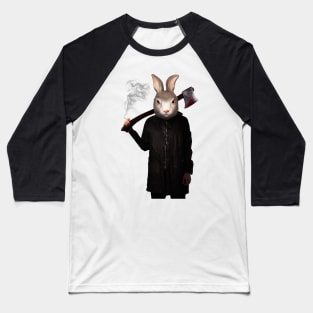 Evil Rabbit Baseball T-Shirt